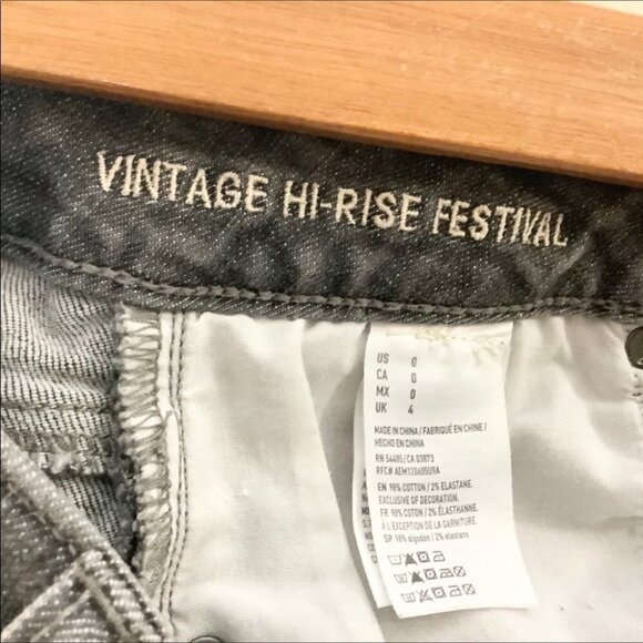 AMERICAN EAGLE FESTIVAL HI RISE SHORTS - Picture 3 of 4